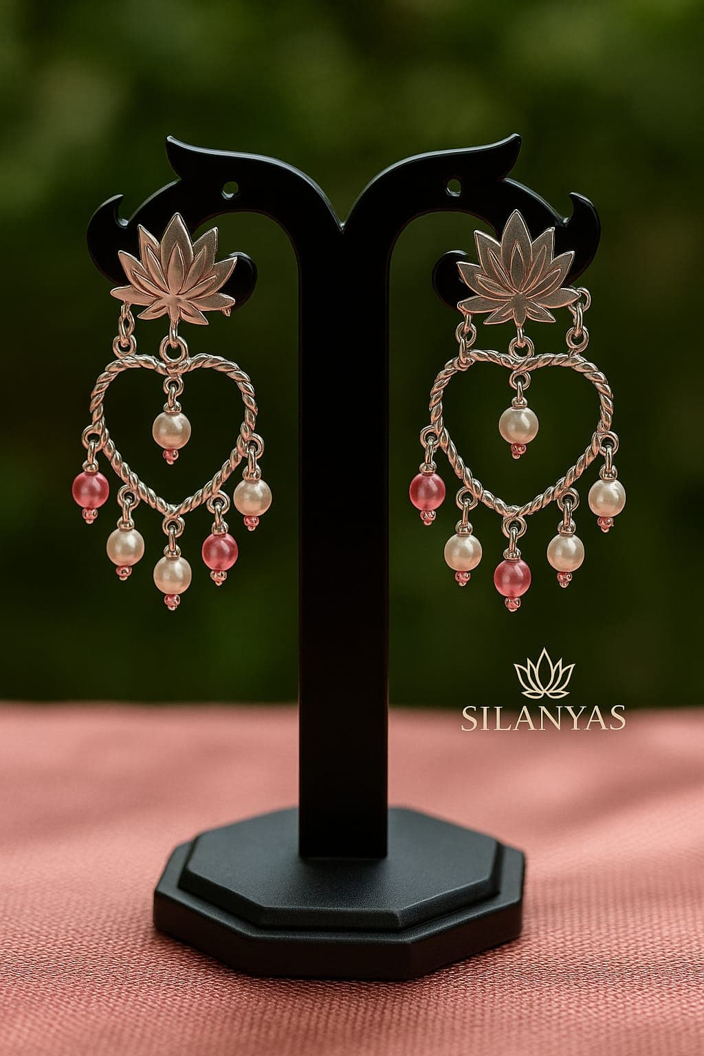 Silver Zircon Drizzle Drop Earrings