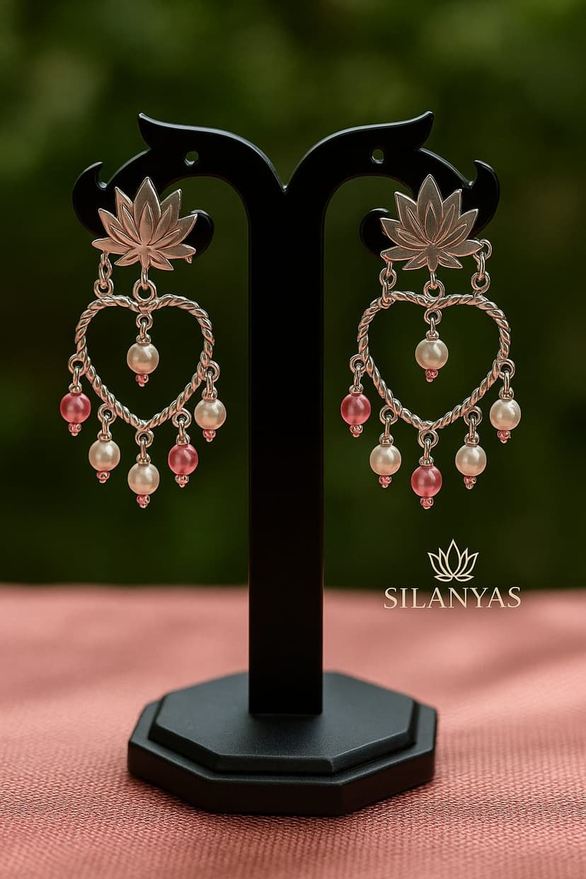 Silver Zircon Drizzle Drop Earrings