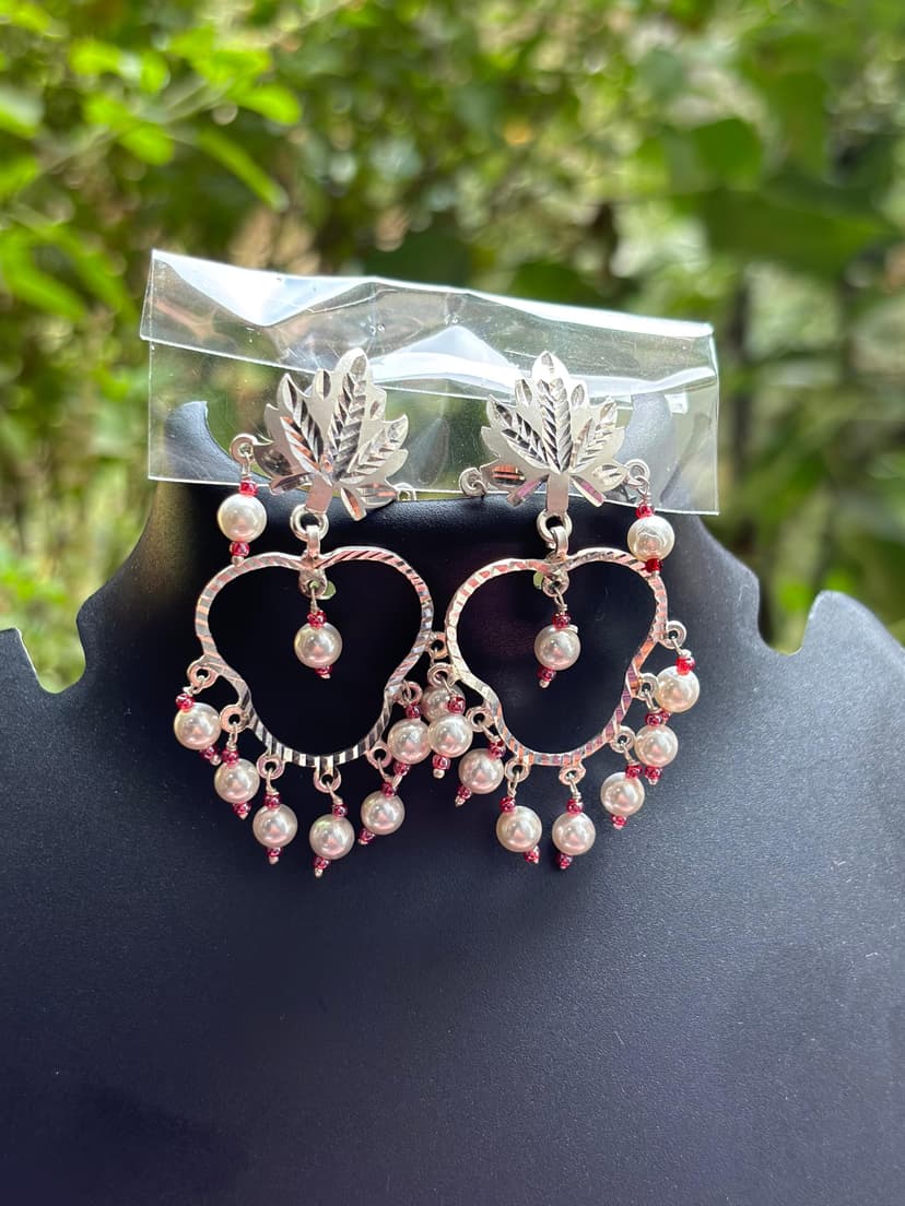 Silver Pearl Small Stud Earrings