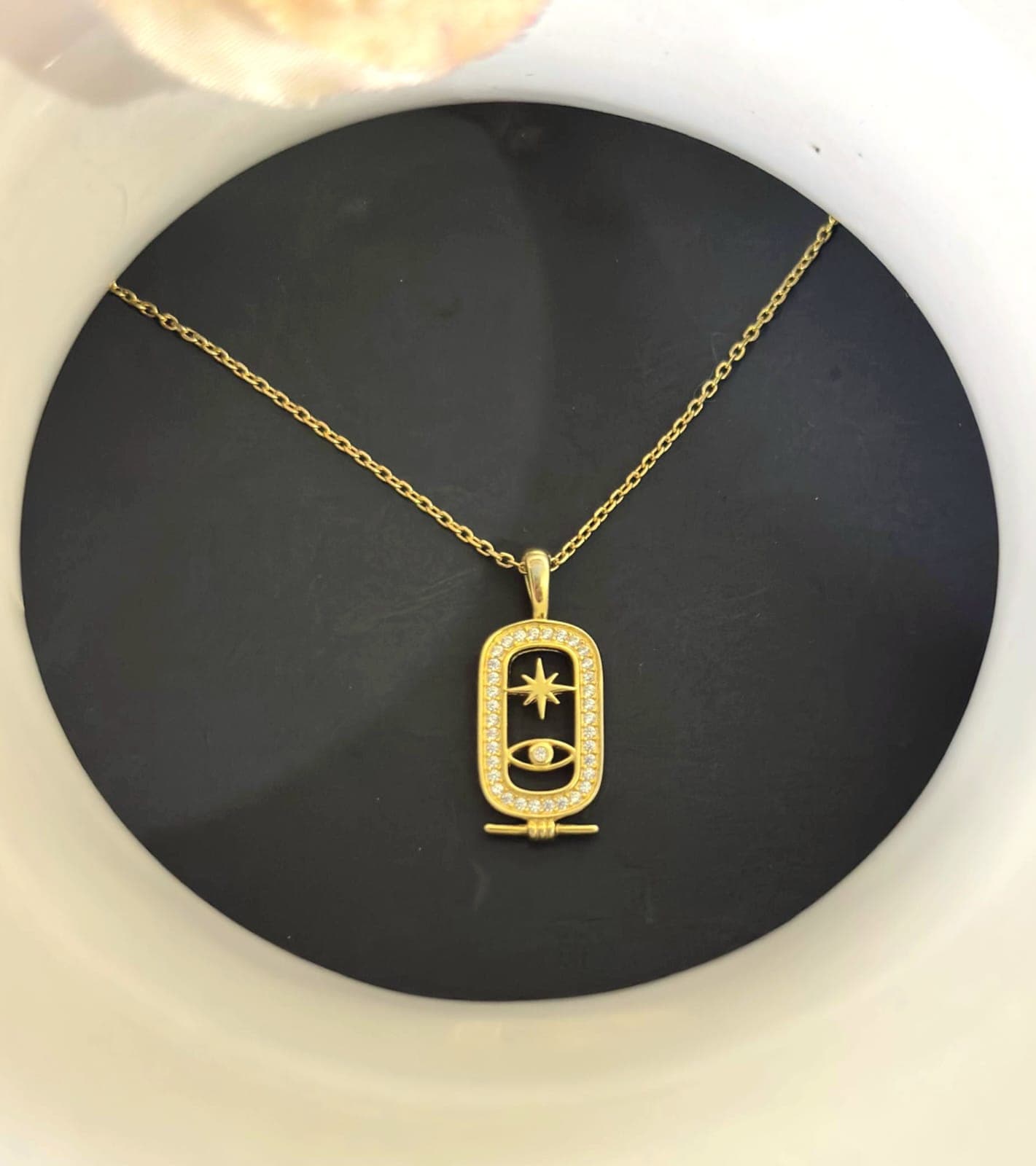 Gemstone Drop Pendant