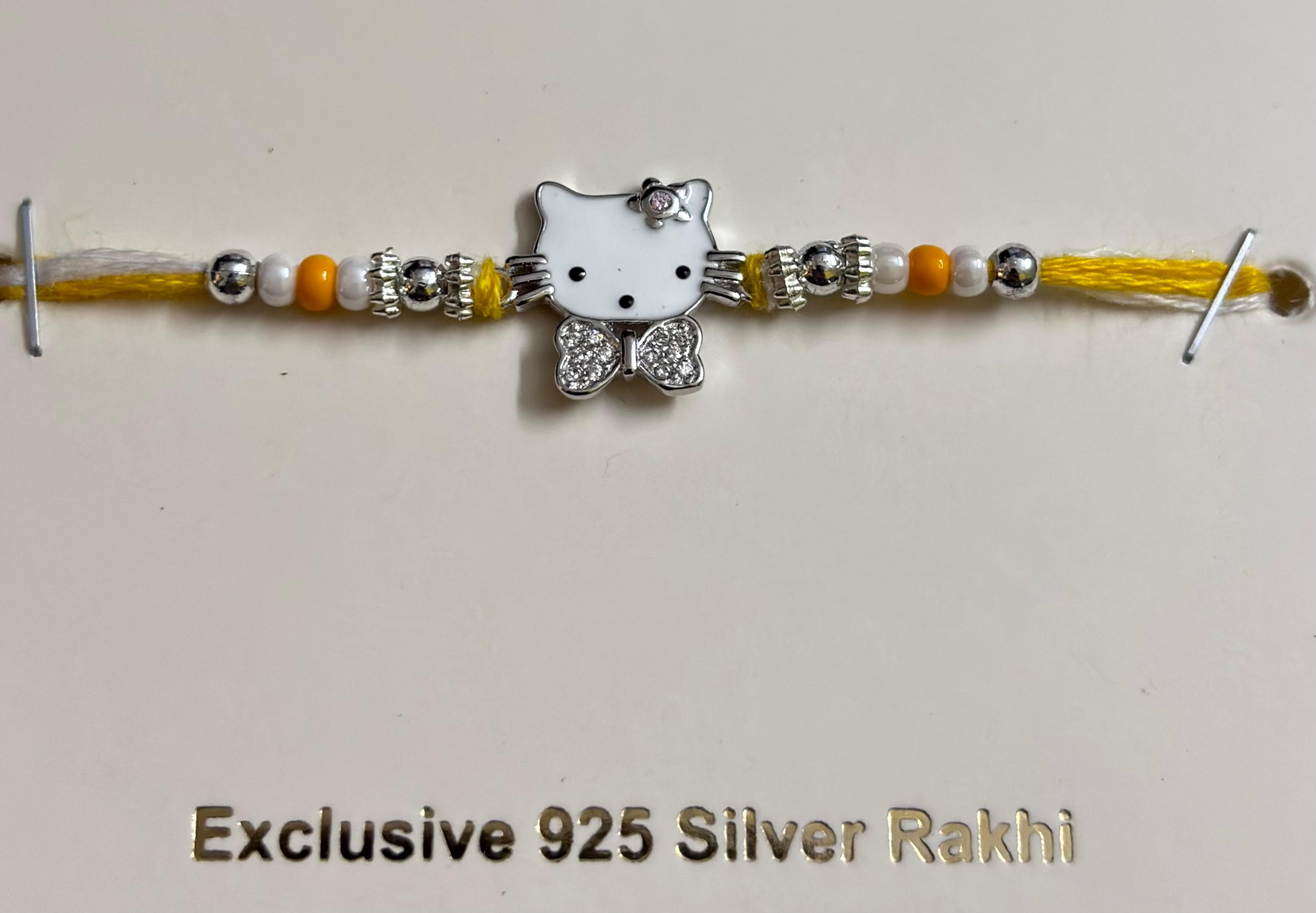 Personalized Silver Rakhi