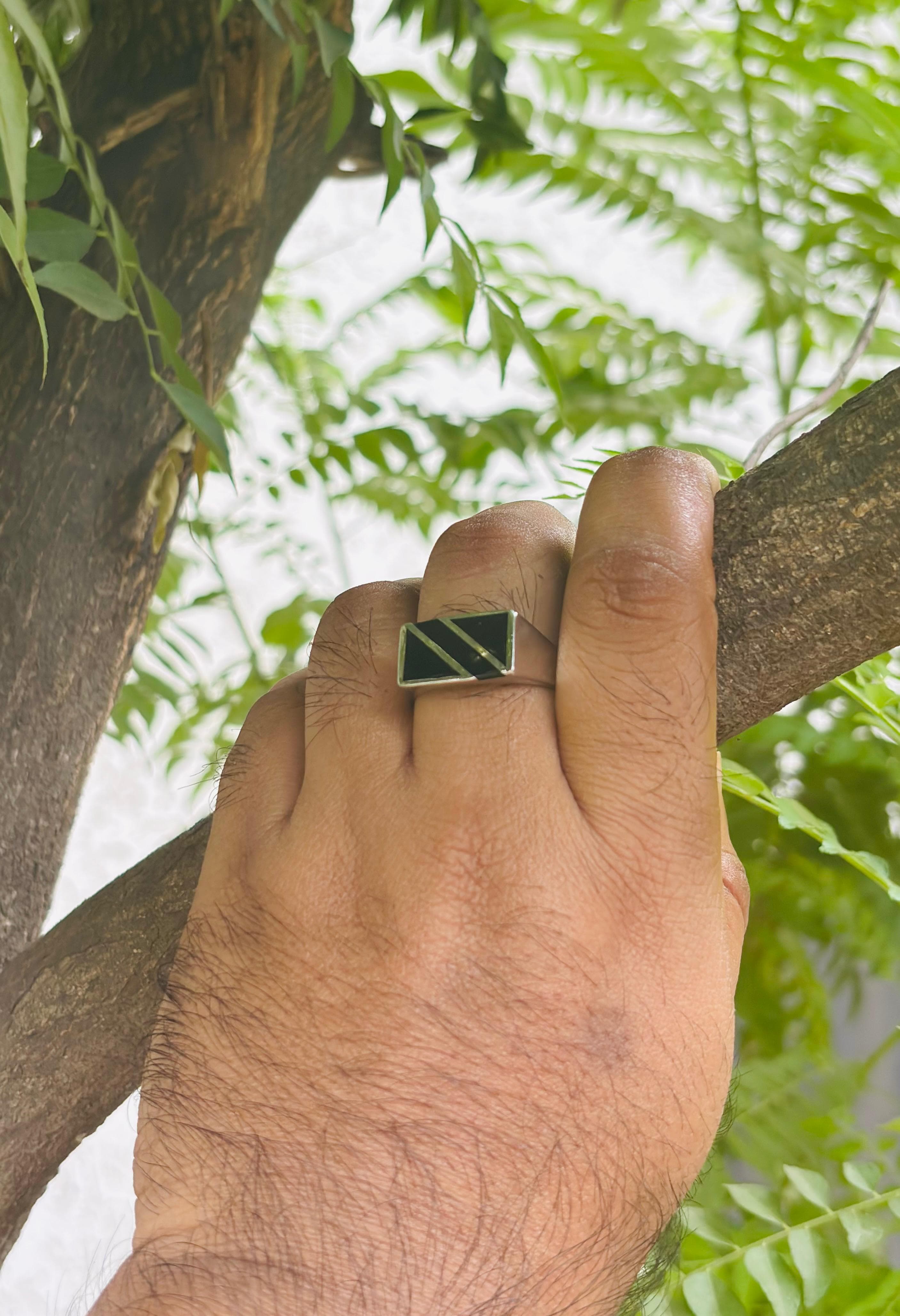 Solitaire Silver Ring