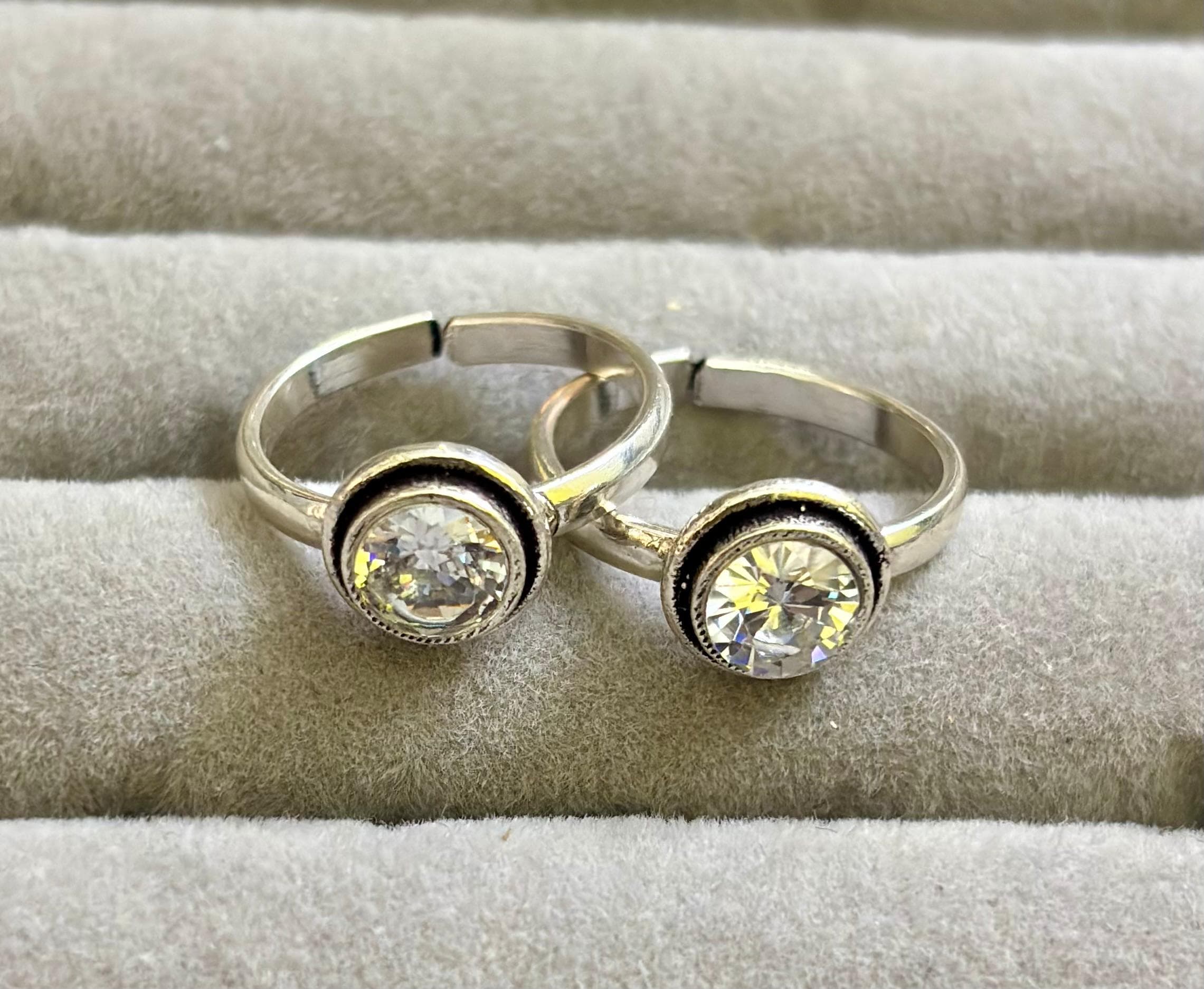 Crystal Glow Toe Ring
